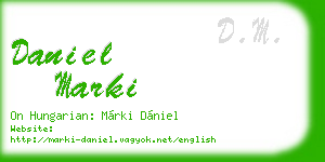 daniel marki business card